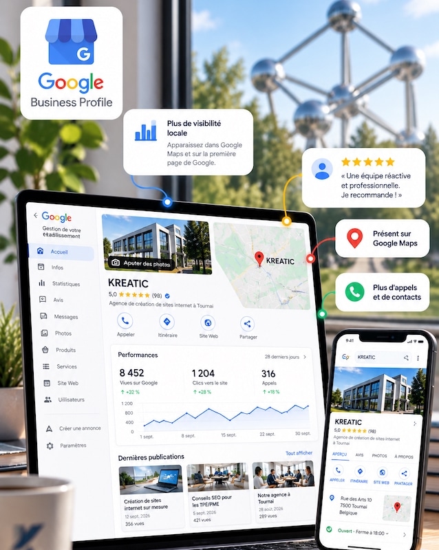 agence web fiche gmb