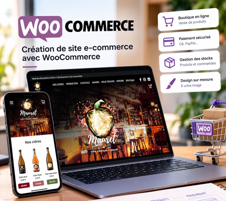 creation site woocommerce belgique