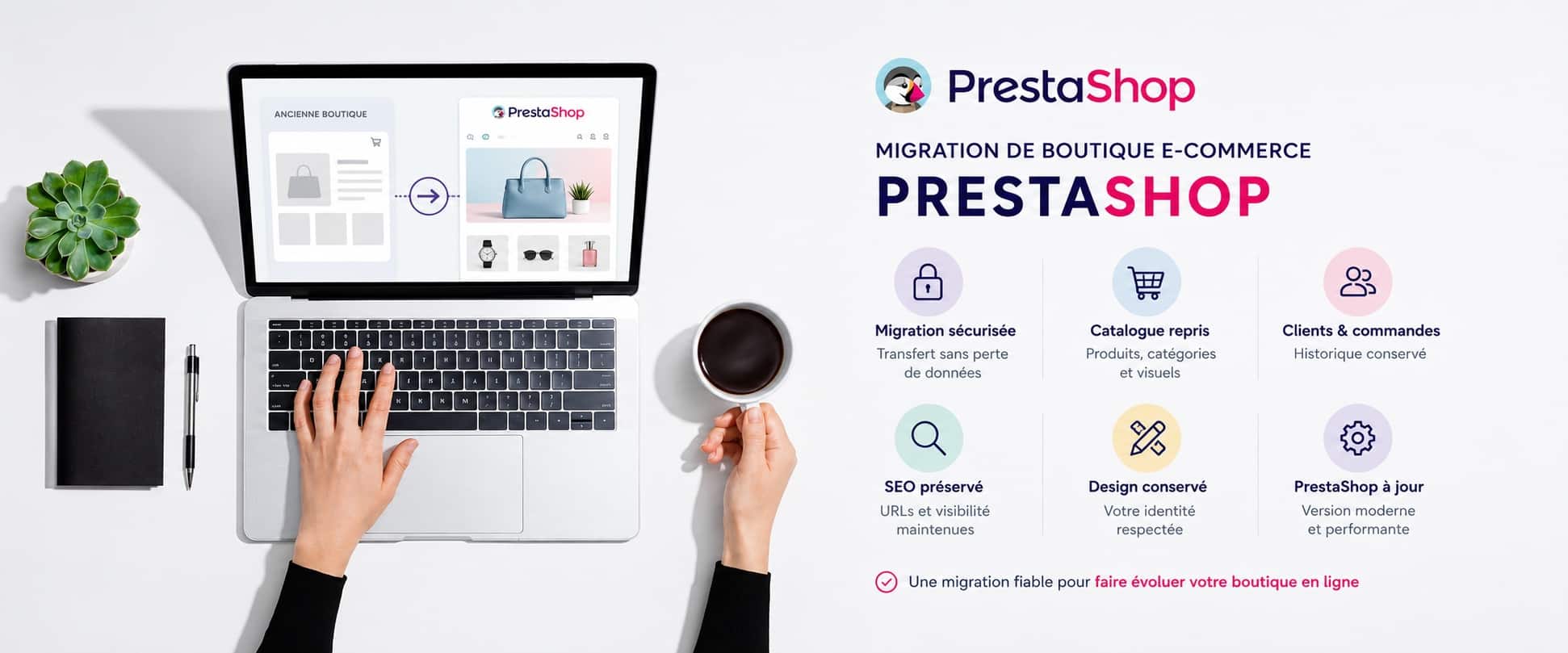 migration de sites ecommerce prestashop